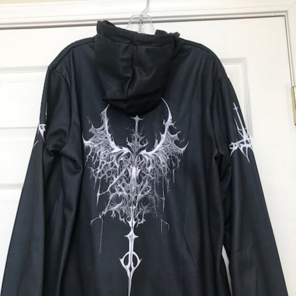 Skeleton Hoodie Size L-Long (NWOT) ☠🧥 - Picture 4 of 8